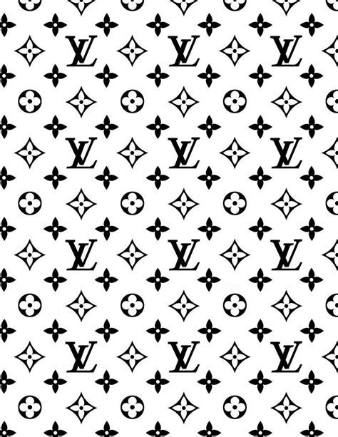 louis vuitton black and white monogram|black louis vuitton print.